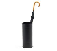 MEVZHH Umbrella Stands,Stable Black Umbrella Stand, Round Storage Bucket Sturdy Metal Umbrellas Organizer for Home Entryway Hallway Decor, Japanese Style