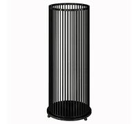 MEVZHH Umbrella Stands Umbrella Barrel Umbrella Stand Hollow-Out Round Umbrella E with Drip Tray & Built-in Hooks, Space Saviumbrella,Standiumbrella Stand for Corner Home Office/Bla/Black