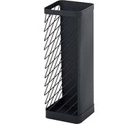 MEVZHH Umbrella Stands,Waterproof Rustproof Umbrella Rack with Baking, Hollow- Out Umbrella Stand Bucket, Blackstandientryway Hallway Porch Organizer