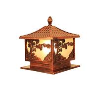 MEVZHH Wallps,European Outdoor Waterproof Rainproof E27 Column Light Gate Light Garden Light Decoration Household Wall Pillarp Wall End Patio Light for Doorpost Balconies Fence Lawn/25Cm