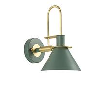 MEVZHH Wallps,Mid-Century Modern Wall Mounted Sconce Hardwired Light Fixture, 12.2" H, Decor Wall Lights Indoor Bedroom Crestaurant Hallway Foyer Liviroom/Green