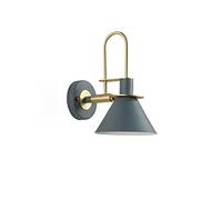 MEVZHH Wallps,Mid-Century Modern Wall Mounted Sconce Hardwired Light Fixture, 12.2" H, Decor Wall Lights Indoor Bedroom Crestaurant Hallway Foyer Liviroom/Grey