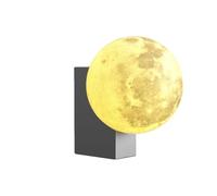 MEVZHH Wallps,Outdoor Waterproof Moon Wall Light Led 7W Modern Outdoor Wallp with Ramotion Sensor Decoration Outdoor Wall Lightiround The Moon Bedsidep