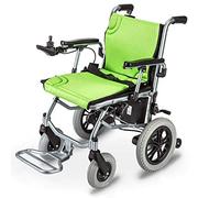 MEVZHH Wheelchair Lightweight Wheelchair Open/Fold in 1 Second Lightest Most Compact Powerchair with Power or Manual Wheelchair up to 12 Miles Range