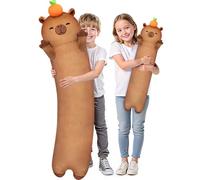 Mewaii 44in Long Plush Capybara Body Pillow, Cute Capybara Stuffed Animals Soft Plushies, Squishy Big Cuddle Pillow Toys Gifts