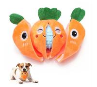 MewaJump Squeaky Dog Toys with Ball, 3-in-1 Plush Cute Dog Toy, Dog Chew Toy with 3 Layers, Dogs Puzzle Pet Toy for Teeth Cleaning, Puppy Enrichment Toys for Small and Medium Breed