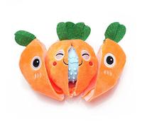 MewaJump Squeaky Dog Toys with Ball, 3-in-1 Plush Cute Dog Toy, Dog Chew Toy with 3 Layers, Dogs Puzzle Pet Toy for Teeth Cleaning, Puppy Enrichment Toys for Small and Medium Breed