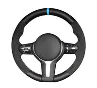 MEWANT Car Steering Wheel Cover Custom Version Made of Artificial Leather for F87 M2 2015-2017 F80 M3 2014-2017 F82 M4 M5 F12 F13 M6 F85 X2 X5 M F86 X6 M F33 F30 M Sport