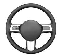 MEWANT Car Steering Wheel Cover for Mazda MX-5 2016 2017 2018 2019 Hand-Stitched Leather Car Steering Wheel Wrap