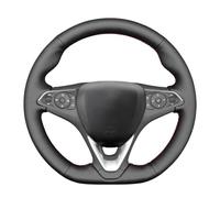 MEWANT Car Steering Wheel Cover for Vauxhall Astra K/Corsa F/Corsa E (VXR)/Combo E/Combo Life/Grandland X/Insignia/Mokka Made of Microfiber Leather
