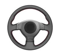 MEWANT Car Steering Wheel Cover Hand Stitch Microfiber Leather Car Steering Wheel Wrap for Subaru Impreza WRX STI 2002-2004