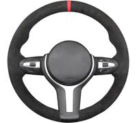 MEWANT Car Steering Wheel Covers for BMW (M Sport) F22 F23 F30 F34 F32 F33 F36 F10 F07 F12 F13 F06 F39 F25 F26 F15 F16 Hand-Stitched Car Steering Wrap