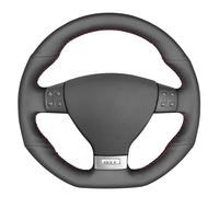 MEWANT Customized DIY Hand Sewing Black Artificial Leather Car Steering Wheel Covers Wrap for Golf 5 Mk5 GTI Golf 5 R32 Passat R GT 2005