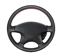 MEWANT Customized Hand Stitch DIY Black Artificial Leather Car Steering Wheel Cover for Honda Accord 6 1998-2002 Odyssey 1998-2001 Acura CL 1998-2003 MDX Auto Interior Accessories Steering Wheel Wrap