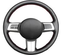 MEWANT DIY Hand Sewing Black Artificial Leather Steering Wheel Wrap for Ma zda MX-5 Miata 2006-2015 RX-8 2009-2011 CX-7 2007-2009