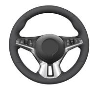 MEWANT DIY Hand Stitched Faux Leather Car Steering Wheel Cover for Opel Adam Vauxhall Adam 2012-2020 Car Accessories Non-Slip