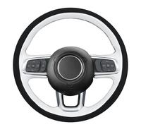MEWANT Hand Sewn 3D Style Steering Wheel Cover Wrap for Jeep Gladiator (JT) 2020-2024 / Wrangler (JL) 2019-2024 / Wrangler Unlimited 2018-2023