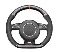 MEWANT Hand Stitch Carbon Fiber und Suede Car Steering Wheel Cover for Audi A5 / A7 / RS 5 / RS 7/ S3 / S4 / S5 / S6 / S7
