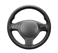MEWANT Hand Stitched Artificial Leather Steering Wheel Cover for BMW E36 E46 E39 M3 M5 525i DIY Steering Wrap Protector