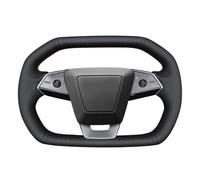 MEWANT Steering Wheel Cover Fit for Tesla Cybertruck 2023 2024 2025 Accessories of Microfiber Leather Steering Wheel Wrap