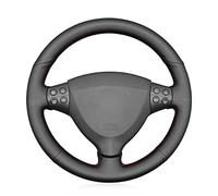 MEWANT Steering Wheel Cover for Benz A-Class W169 Hand-Stitched Microfiber Leather Steering Wheel Wrap