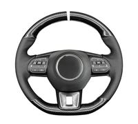 MEWANT Steering Wheel Cover for MG ZS EV HS MG3 MG5 MG6 EZS 2018-2023 Hand-Stitched Leather Car Steering Wrap for MG