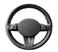 MEWANT Steering Wheel Wrap Hand Sewing Customized Genuine Leather Car Steering Wheel Cover for BMW Z4 2006 2007