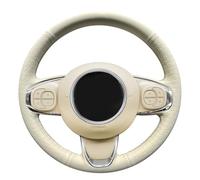 MEWANT Stitch On Custom Fit Steering Wheel Cover for Fiat 500