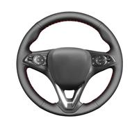 MEWANT Stitch On Custom Fit Steering Wheel Cover for Vauxhall Astra | Vauxhall Astra (K) / Corsa (E) / Crossland X / Grandland X / Insignia (CT) B / Karl / Zafira (C) Genuine Leather Breathable