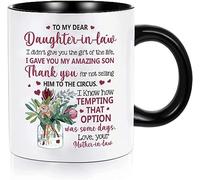 Mewgulfs Daughter in Law Gifts - I Gave You My Amazing Son - 330ml Coffee Mugs for Thanksgiving, Wedding, Christmas/Xmas