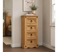 Mews Corona 4 Drawer Chest Of Drawers Narrow