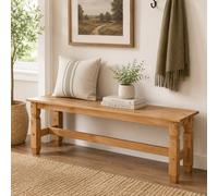 Mews Corona Dining Bench 5Ft Long Seating Chair Mexican Solid Pine