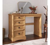 Mews Corona Dressing Table Desk Mexican Solid Pine Computer