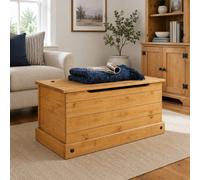 Mews Corona Storage Chest Blanket Box Toy Chest Ottoman Mexican Solid Pine
