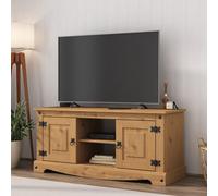 Mews Corona Tv Stand 2 Door Flat Screen Television Unit Mexican Solid Pine