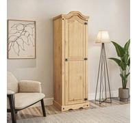 Mews Corona Wardrobe 1 Door Arch Top Solid Mexican Pine