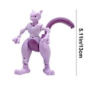 (Mewtwo+Master Ball) Deformable Pokemon Ball Action Figures Pokemon Throw N Pop Poke Ball Collectible Toy