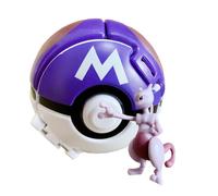 (Mewtwo & Master Ball) Pokemon Ball POP Throw Poke Balls Pikachu Cosplay Fun Toys Pokeball Kids Gift