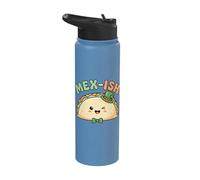 Mex-Ish Taco Half Irish Hat Mexican-Irish Funny St Patricks Stainless Steel Insulated Water Bottle
