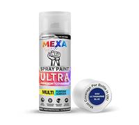 Mexa Spray Paint 400 ml | Ultramarine Blue | Adhesion | Hyper Coverage |Auto,Metal, Plastic , Woods, Furniture | Interior and Exterior | Fast dry | Intense Pigment | Ultramarine Blue | RAL 5002