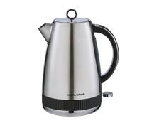 Morphy Richards Mexborough Jug Kettle, 1.7L, Black & Stainless Steel - 102901