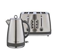Mexborough Kettle and Toaster Set - Grey