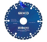 MEXCO 115mm 4 1/2" VBX9011522 Universal Diamond Blade 115 x 22mm