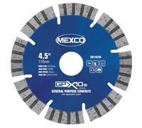 Mexco GPX10-15 General Purpose Concrete Diamond Blade, Cutting Disc for Non-Abrasive Building Materials - 350mm, 15mm Segment Height, 20mm Bore
