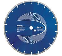 Mexco GPX10-15 General Purpose Concrete Diamond Blade, Cutting Disc for Non-Abrasive Building Materials - 350mm, 15mm Segment Height, 25.4mm Bore