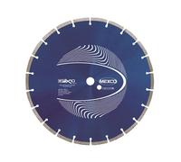 Mexco GPX10 General Purpose Concrete Diamond Blade, Cutting Disc for Non-Abrasive Building Materials - 350mm, 10mm Segment Height