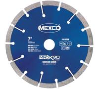 Mexco MRX Mortar Raking Diamond Blade, for Fast Removal of Mortar Joints & Cutting Lead Flashing Channels - 180mm, 7mm Segment Height, 22.23mm Bore