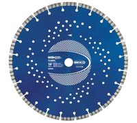 Mexco Tri-Purpose Diamond Blade 350mm XCEL Grade - Superior, High-Performance Multi-Material Cutting Disc for Concrete, Asphalt, Slate, Brick - 300mm, 10mm Segment Height, 20mm Bore