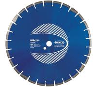 Mexco Tri-Purpose Diamond Blade XCEL Grade - Superior, High-Performance Multi-Material Cutting Disc for Concrete, Asphalt, Slate, Brick - 400mm, 10mm Segment Height, 25.4mm Bore