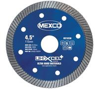 Mexco UHX Ultra Hard Plus Diamond Blade, High-Performance, Precision Cutting Disc for Granite, Porcelain, Marble - 115mm, 10mm Segment Height